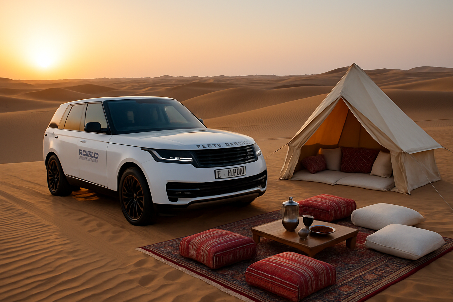 Luxury desert safari experience in Dubai
